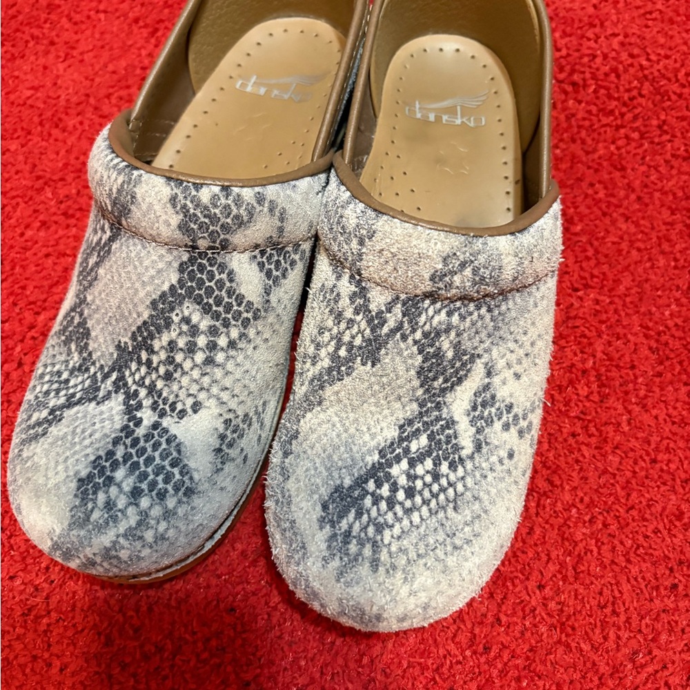 Snakeskin Patterned Dansko